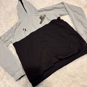 Baseballism Norfolk Tides Reversible Men's Hoodie Size Medium NWOT